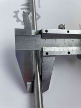 Вал штанги разъемной мотокосы нижний (760мм, d8, шлиц9-квадрат 5мм)