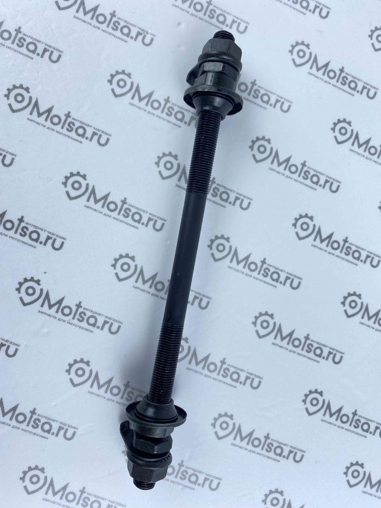 Ось втулки переднего колеса фетбайк 3-8-9.5-190мм черный