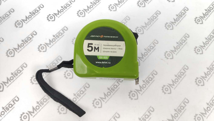 Рулетка обрезиненная 5м ширина ленты 20мм