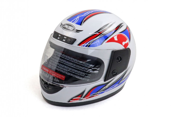 Шлем Сoncord XZF03 белый S-XXL интеграл