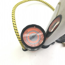 Насос ручной двуручка с манометром