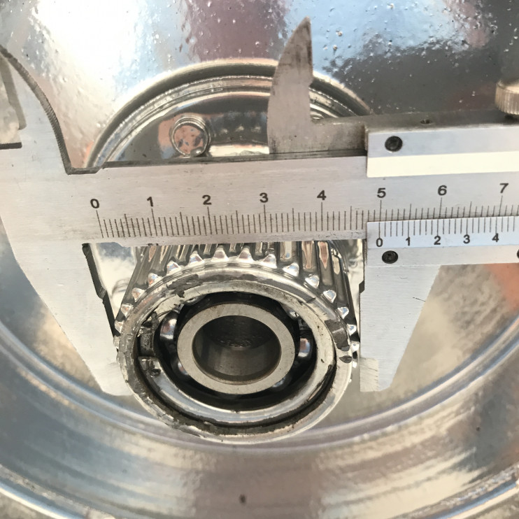 Обод Иж в сборе 18 хром (реставрация)