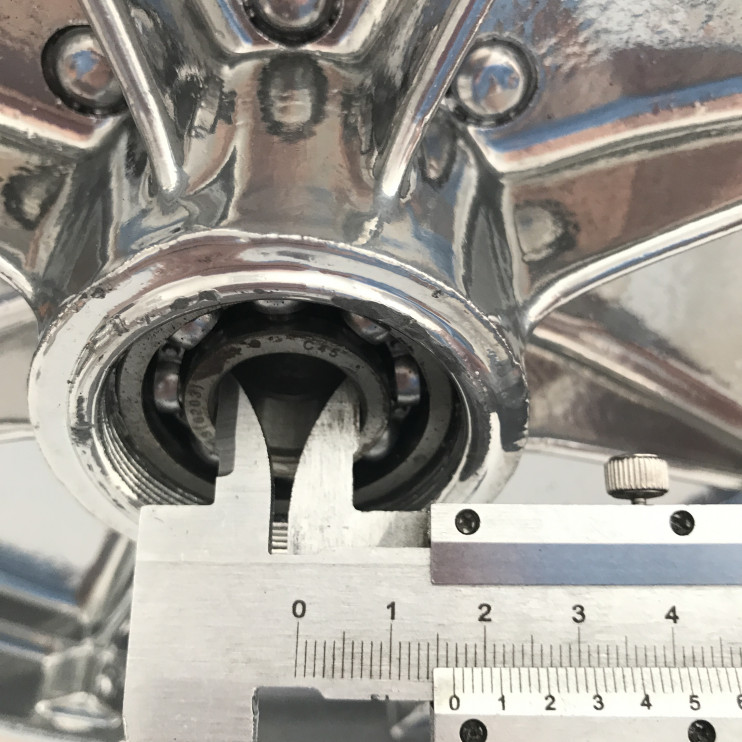 Обод Иж в сборе 18 хром (реставрация)