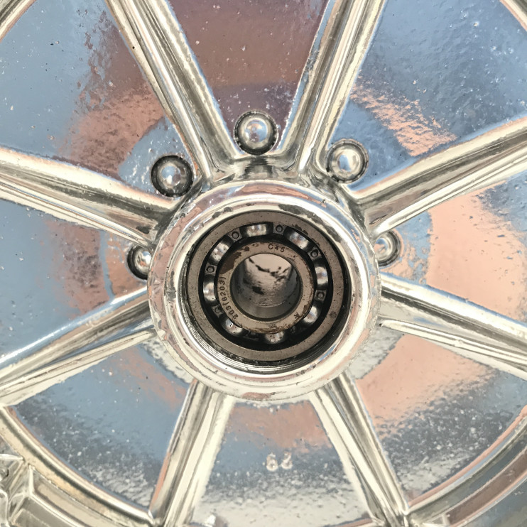 Обод Иж в сборе 18 хром (реставрация)