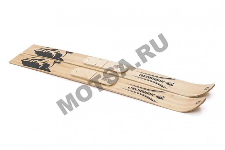 Лыжи охотничьи Охотник (дл.165 см,шир.15см.) лакированные