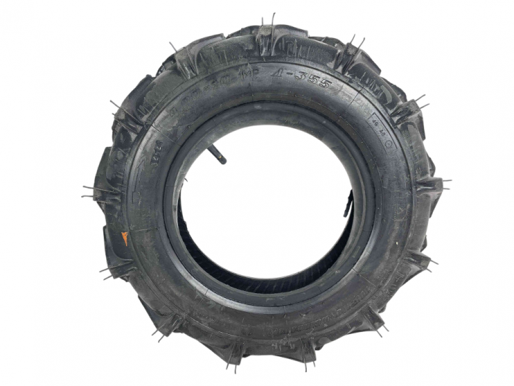 Покрышка (ПетроШина) Л-355 4,00-10 Муравей вездеход Елочка (с камерой)