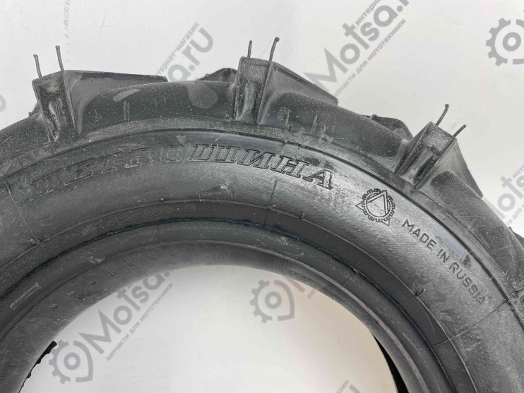 Покрышка (ПетроШина) Л-355 4,00-10 Муравей вездеход Елочка (с камерой)