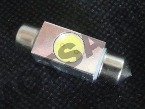 Лампа 12 В 1 светодиод 1W T11х36 мм двухцокольная белая