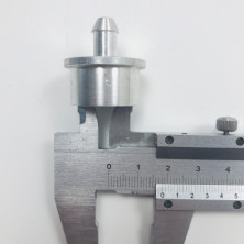 Штуцер груши большой алюминиевый без клапана выпускной D23