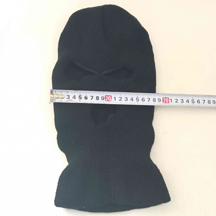 Балаклава лыжная Очки черная 706 ХСН