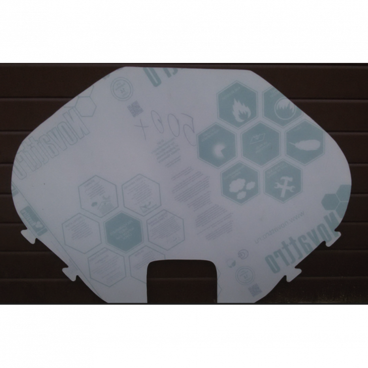 Стекло Рысь 2.0 мм №2 нового обазца мягкое