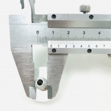 Штуцер груши большой алюминиевый с клапаном впускной D23