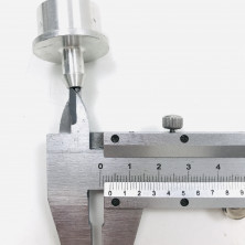 Штуцер груши большой алюминиевый с клапаном впускной D23