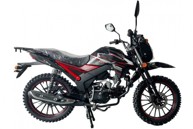 Мопед Альфа SA Max offroad Тюнинг серебристо-белый