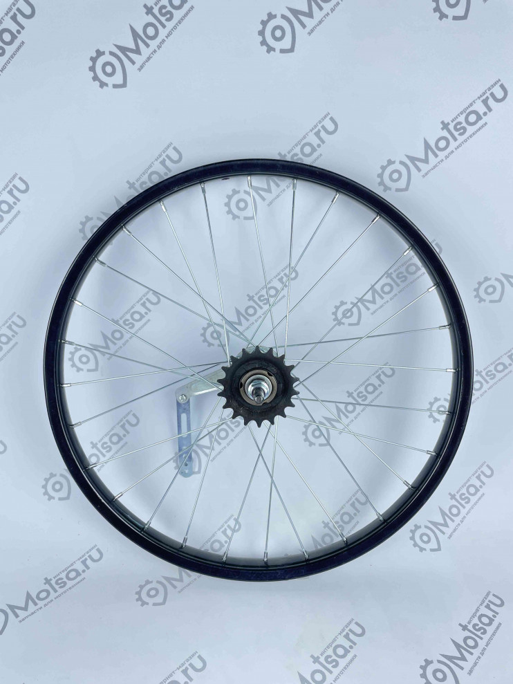 Обод 20 зaдний черный с тормозной втулкой