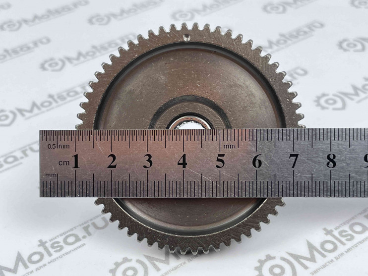 Вал промежуточный электростартера 18/62 14/16 зубов 157FMI