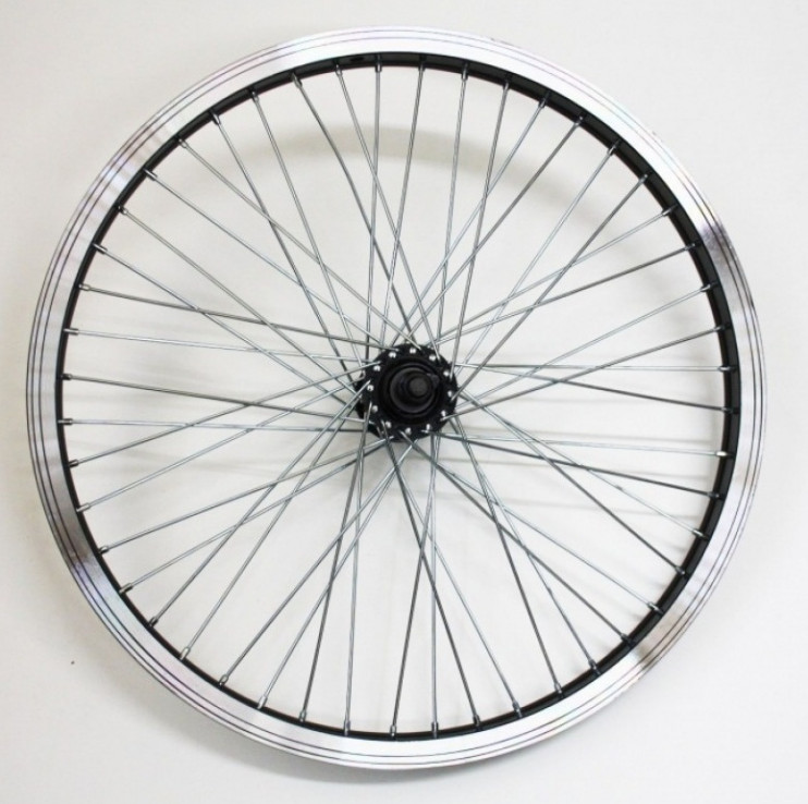 Обод 20 передний черный с втулкой