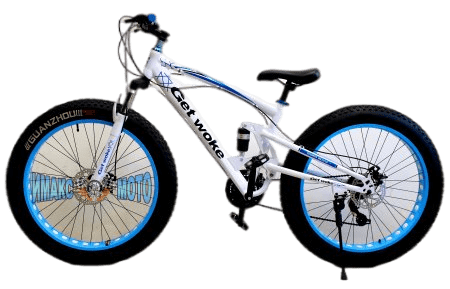 Велосипед 26 Fat BIKE GET WOKE L7 рама алюминий, литые обода, диск торм, 21ск ЧЕРНО-БЕЛЫЙ