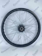 Обод 21 передний 1.85-21 спицы черный ось 12