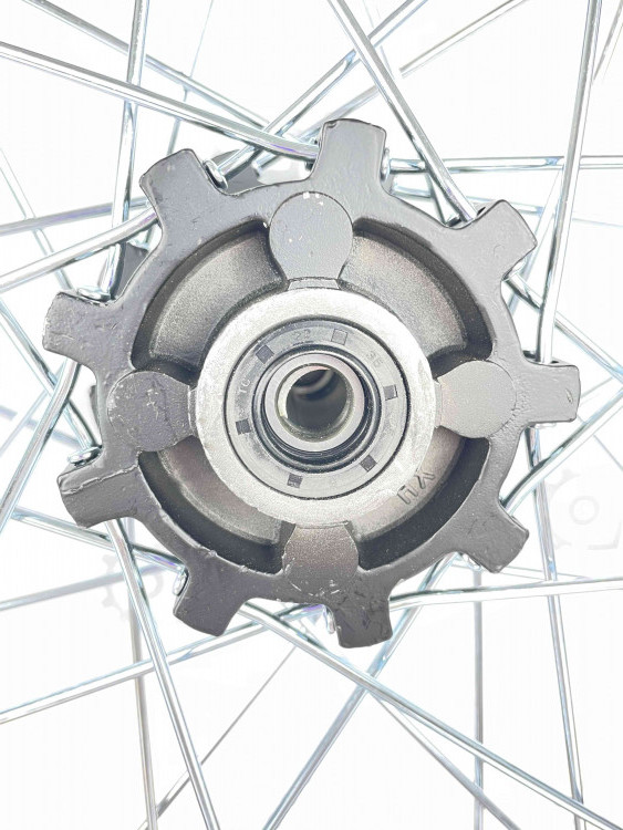 Обод 21 передний 1.85-21 (спицы) черный ось 12