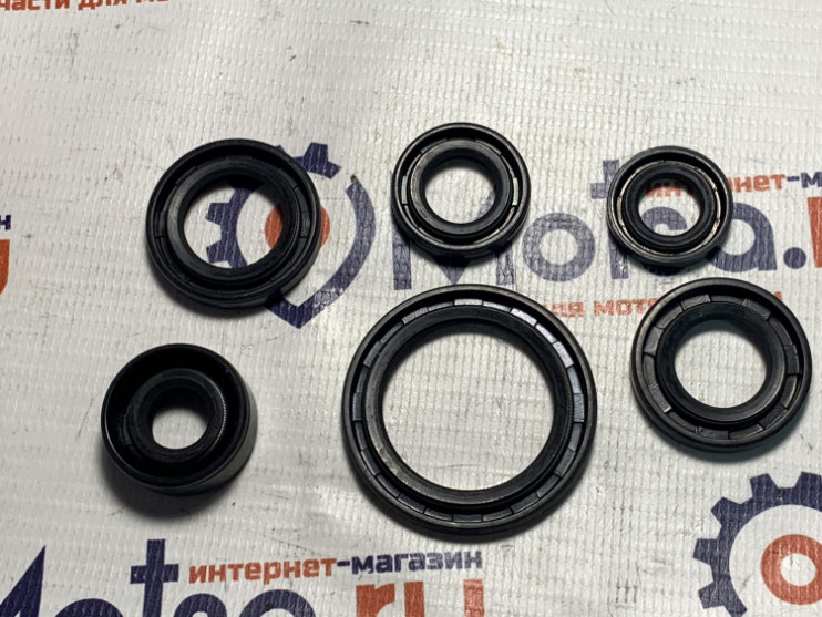 Набор сальников  мопед Альфа, Дельта, Зодиак 6 штук