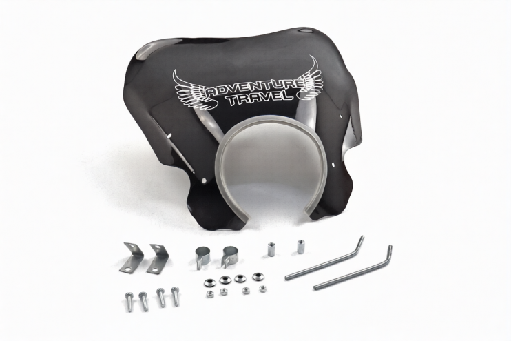 Щиток ветровой 0 круглая фара с крепежами