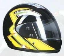 Шлем CONCORD XZF03 чёрно-желтый S, M, L, XL, XXL интеграл