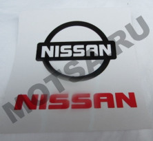 Наклейка логотипа NISSAN (12х12)