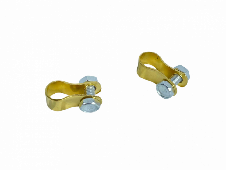 Клеммы аккумулятора латунные с болтом