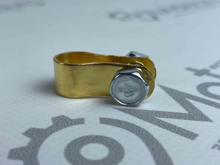 Клеммы аккумулятора латунные с болтом