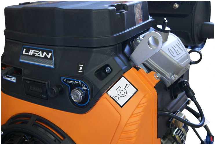 Двигатель Lifan 31 л.c. 2V80F-A ЕCC 12В 20А 240Вт