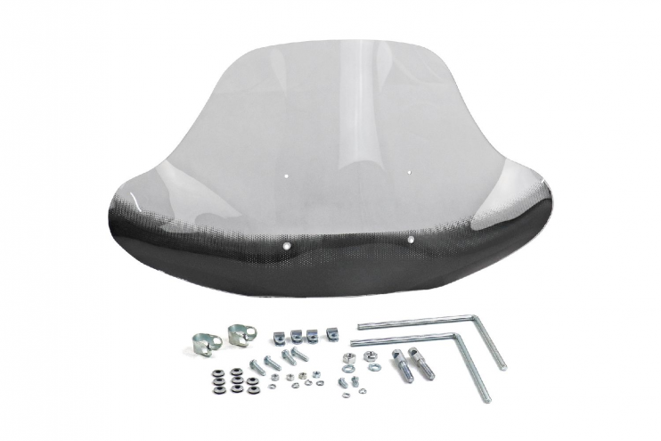 Щиток ветровой с полосой 3мм квадроцикл