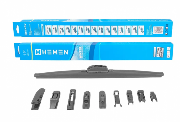 Щётка стеклоочистителя зимняя Hemen 480 мм 10 адаптеров HW480UU