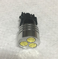 Лампа 12 В 3 светодиода 1W 3157 без цоколя белая