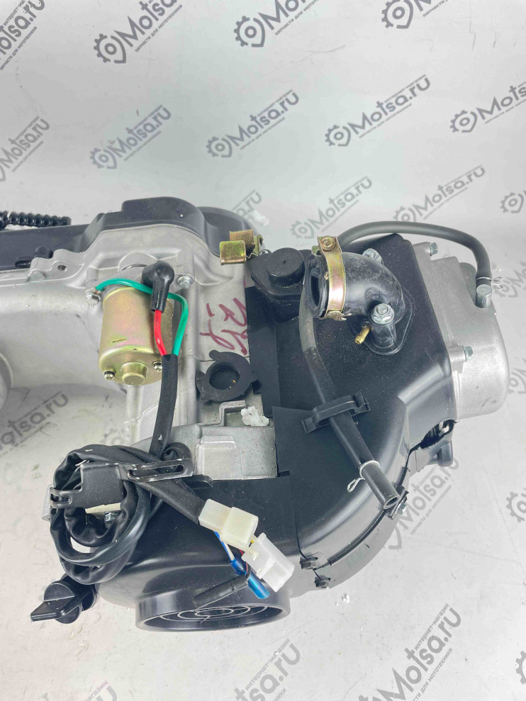 Двигатель скутер 4х такт. 80 см3 HX139QMB короткая ось (FT50QT-4A) короткий вариатор (40см)