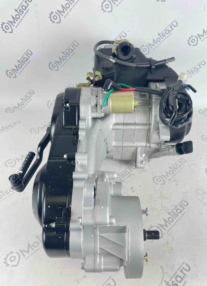 Двигатель скутер 4х такт. 80 см3 HX139QMB короткая ось (FT50QT-4A) короткий вариатор (40см)