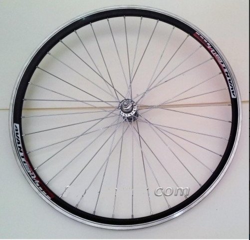 Обод 26 2-х слойный алюминий передний черный