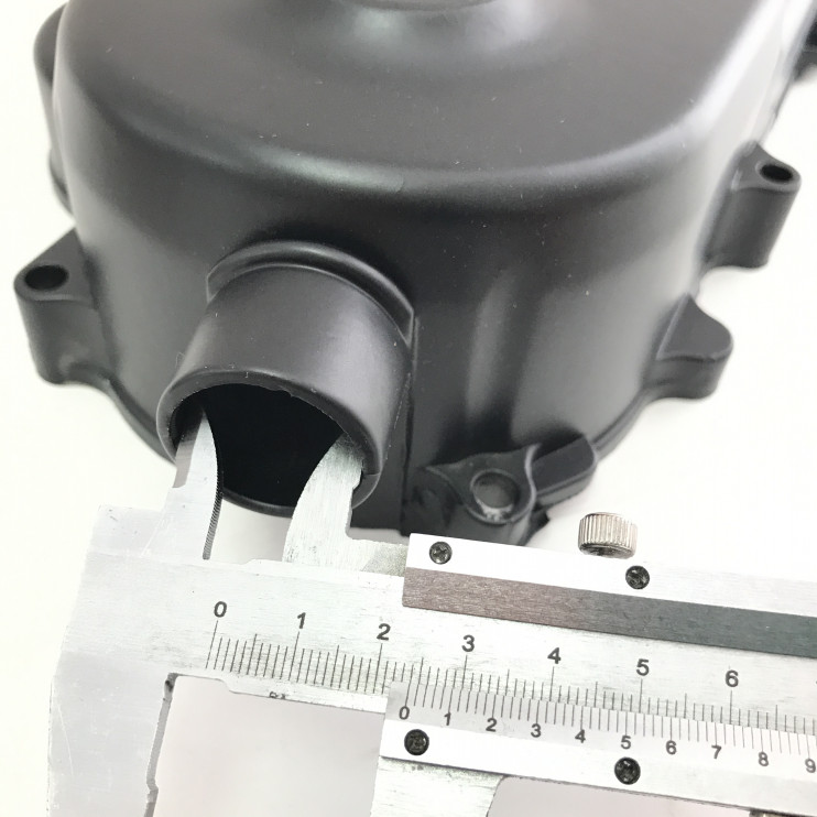 Крышка картера левая  вариатора 139QMB голая R10 чёрная