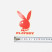 Наклейка логотипа Playboy (11х7)