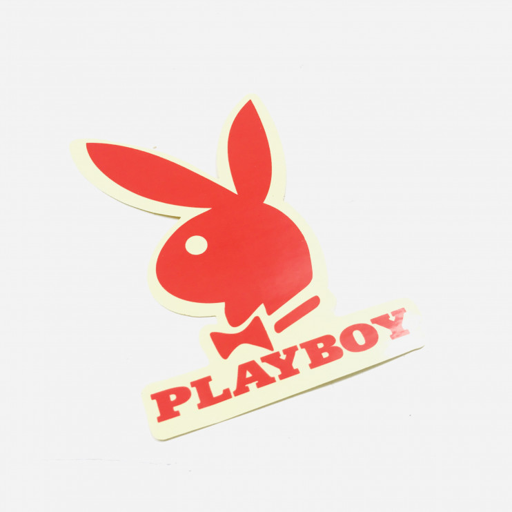 Наклейка логотипа Playboy (11х7)