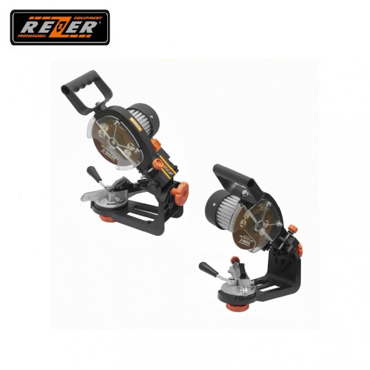 Станок REZER заточной 145*32/4.5*22.2 EG 200 C металл основание подсветка
