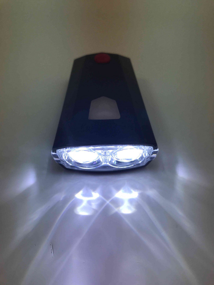 Фaрa вело передняя aлюминиевaя 1LED