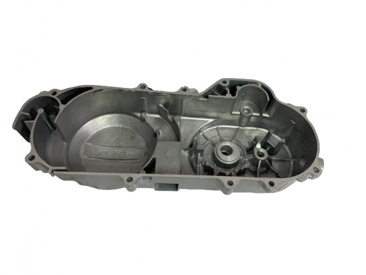Крышка картера левая  вариатора 139QMB голая R10 серебро