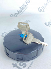 Крышка бензобака мотоцикл Иж черная с замком