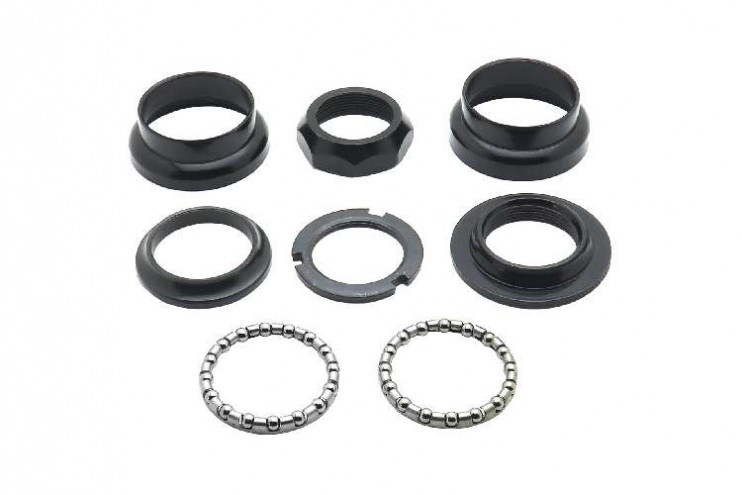 Детали рулевой колонки резьбовая h=37.5 мм черный