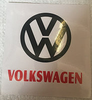 Наклейка логотипа VOLKSWAGEN (12х12)