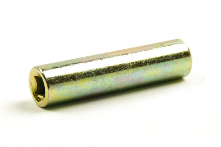 Втулка соединительная (вала разъёмной штанги) квадрат 6,5 мм-резьба М8 мотокосы