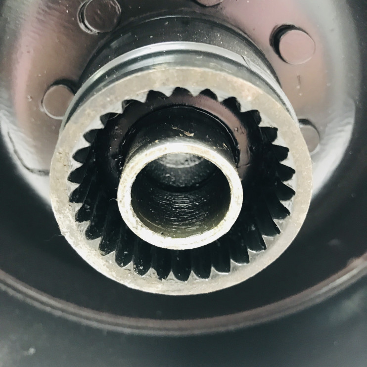 Обод Урал в сборе (реставрация) 19 крашеный