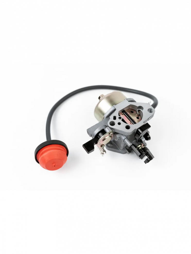 Карбюратор с подкачкой 168F-2-170F в сборе с бензокраном реставрация