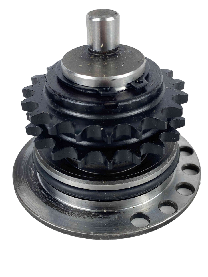 Вал снегоход Буран натяжной в сборе